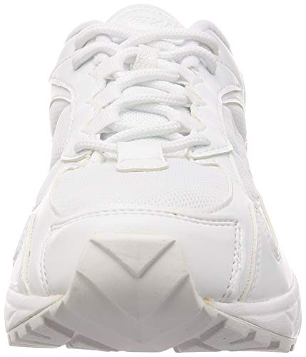 Moonstar ADVAN2000-01A White A Sneakers for Men and Women, Wide 3E, Sizes 22-28cm, School Sneakers, Size 25.5cm
