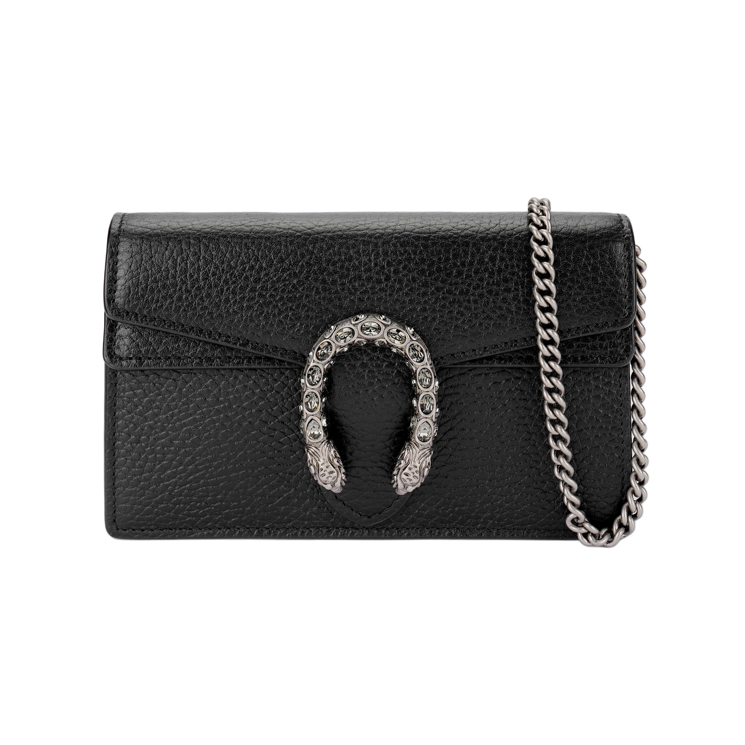 GUCCI Dionysus Super Mini Leather Chain