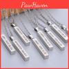 Bts Titanium Steel Necklace For Women And Teens With Modern Geometric Design