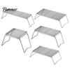 Compact Backpacking Grill Folding Outdoor Camping Stove Portable Heavy Duty Stainless Steel Lightweight Cooking Barbecue Picnic Collapsible