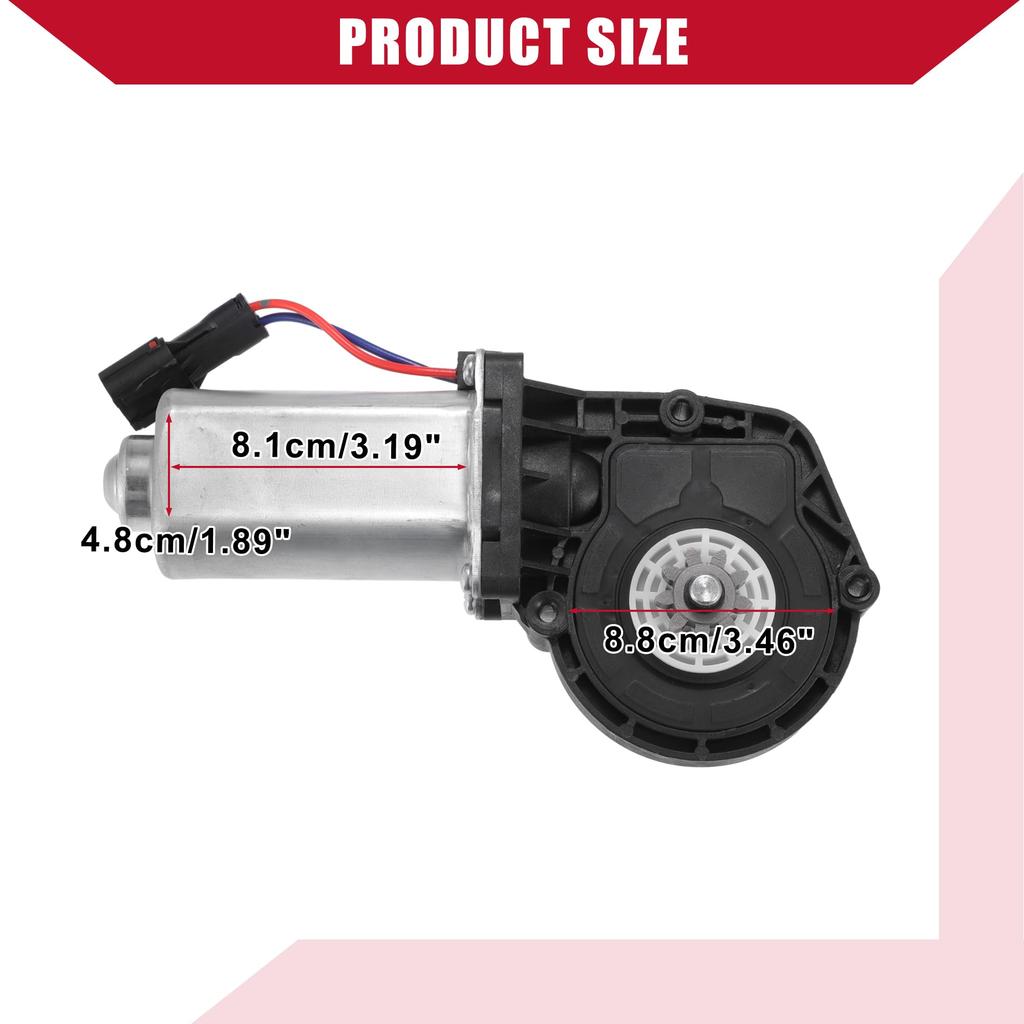 Hihaha E3AZ5423395-A Window Lift Motor for Power Window Motor, Ford, Mercury Compatible, Lincoln, Fits Mazda, 1 Set