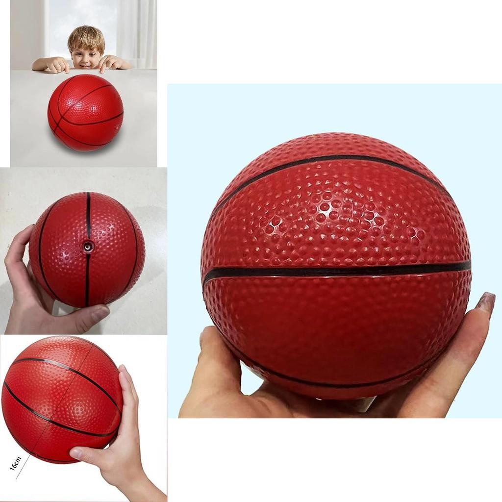 Soft Pvc Infant Baby Grabbing Small Basketball Inflatable Elastic Toy Ball 12cm For Children