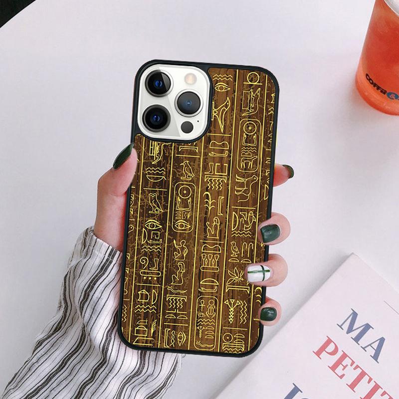 Egypt Nefertiti Ankh Phone Case For iPhone 17 Air 14 13 12 16Pro Max 15  Plus Max Cover Shell Coque