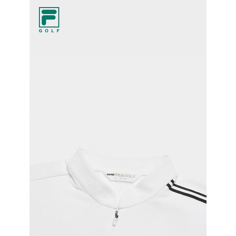 FILA Women's Golf Half-Zip Knit Short Sleeve T-Shirt