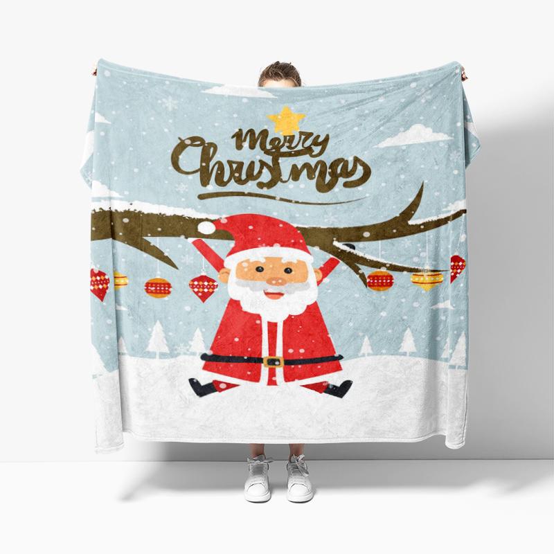 Wohndekoration Plüsch Überwurf Sofadecke Tagesdecke Bett flauschig weiche Decken Dekor Plaid Modern Halloween Frohe Weihnachten Winter