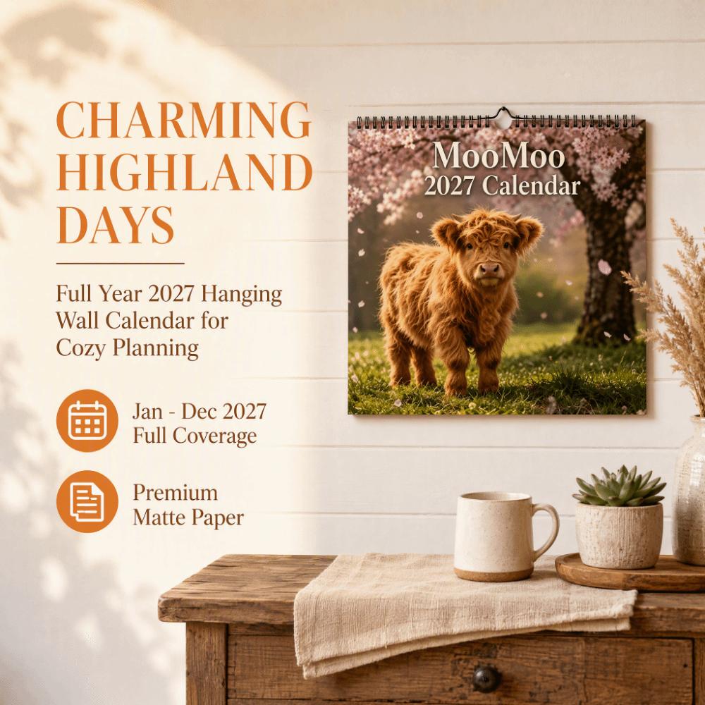 2027 Wall Calendar Jan 2027- Dec 2027 2027 Calendar Stylish Hanging Wall Calendar  For Home