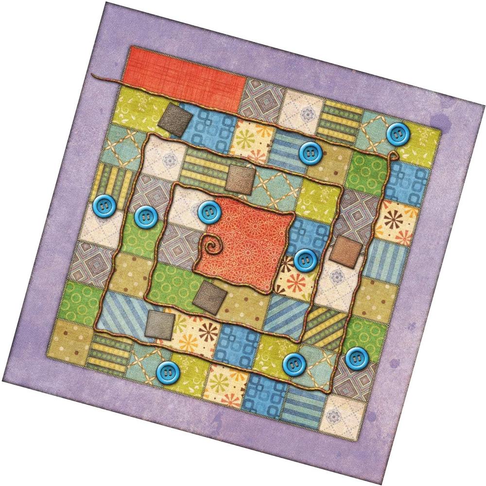 Patchwork Weihnachtsbrettspiel Lustige Partyspiele Englische Version Papierkarten