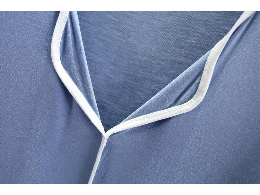 Women's Modal Short-Sleeve Summer Nightdress, Loose Fit, Large Size, Belly-Covering Hem, Lightweight Long Skirt.