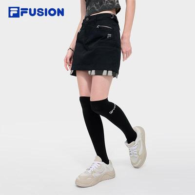 FUSION Women's Slim-Fit Denim Cargo Skirt