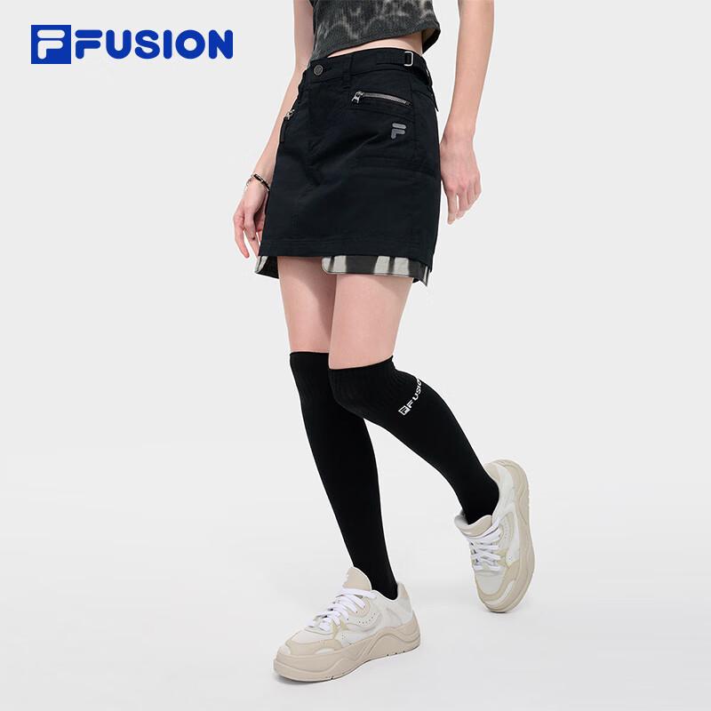FILAFUSION Women s Slim-Fit Denim Cargo Skirt L