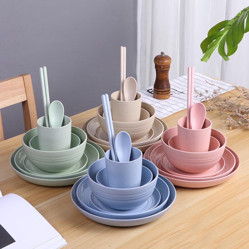 

Wheat Straw Dinnerware Set