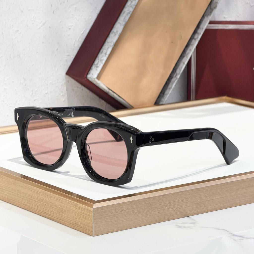 ELMYRI Trendige Handgefertigte Acetat-Sonnenbrille für Damen & Herren - Fotochemisch, Perfekt für den Urlaub & Partys