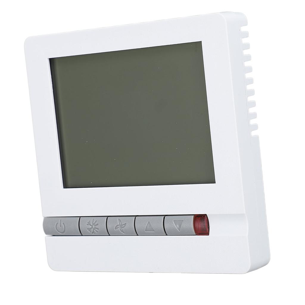 DC Brushless Fan Thermostat with LCD Screen Digital Smart Room Thermostat for Room Heating with Adju