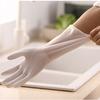 Kitchen Dishwashing Gloves Household Rubber Gloves Women's Waterproof Anti-hook Rubber Durable Gloves Household LM