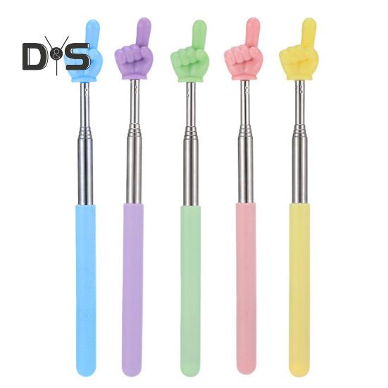 

2/5 шт. телескопическая палочка для чтения с пальца выдвижная указка для белой доски с дизайном пальца обучающий аксессуар 5pcs