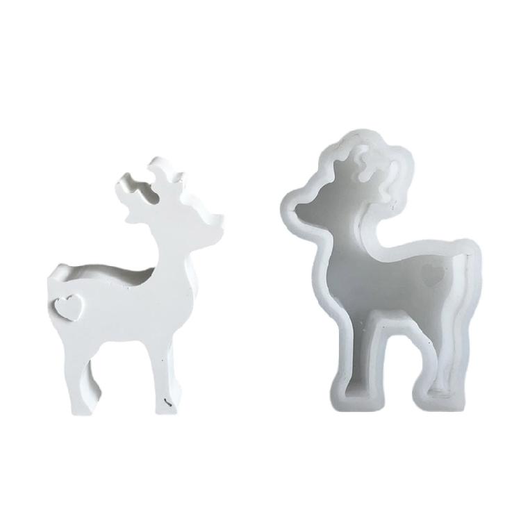 Mehrzweck Robuste Silikonformen für Hirsch Kerzenzubehör Tragbar für Kunst- und Bastelbedarf Liebhaber