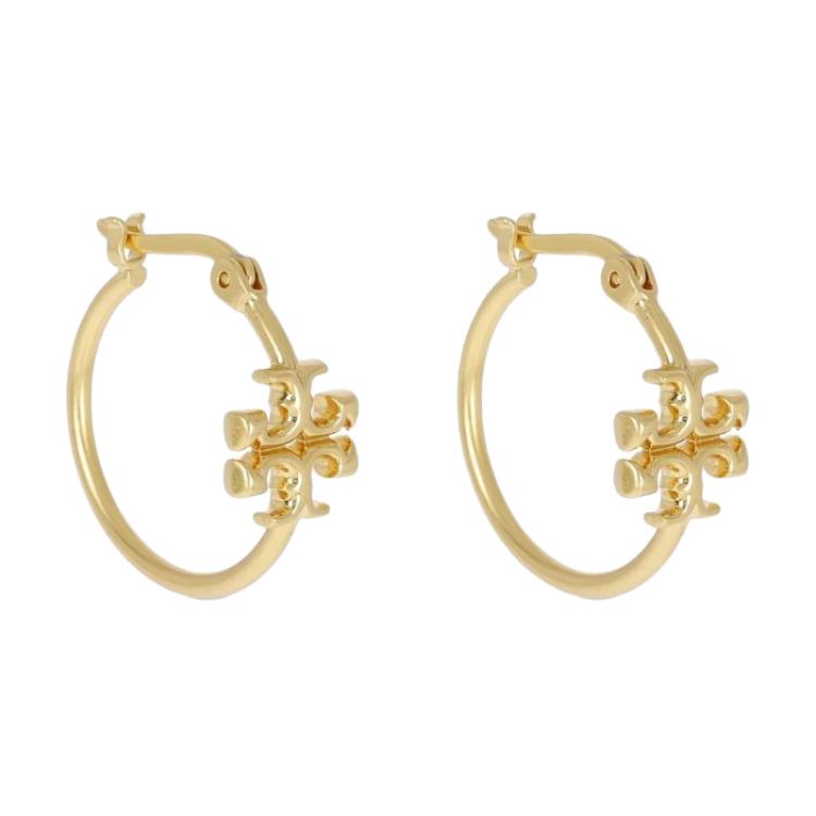 Tory Burch Circle Design 18K Gold Earrings Women earrings Silver 105472237 Gold