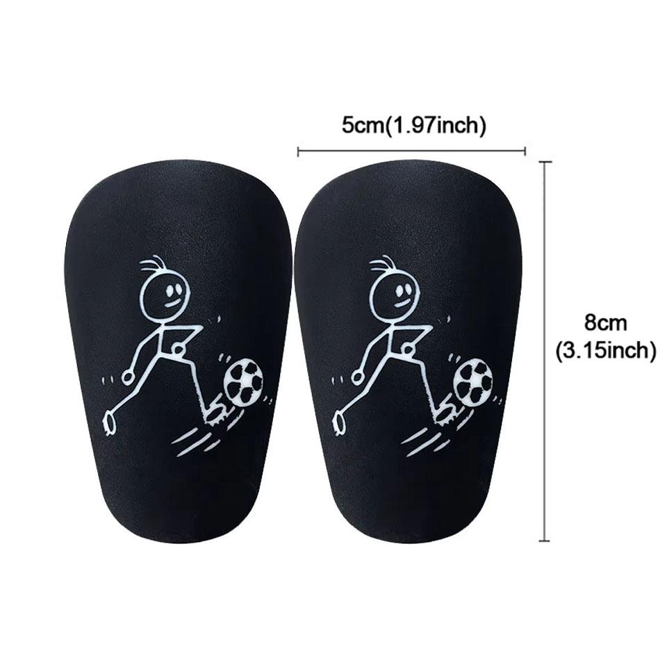 Loogdeel Mini Shin Pads Wear-resistant Shock Absorbing Leg Support Football Training Shin Guards Soccer Training Shank Board