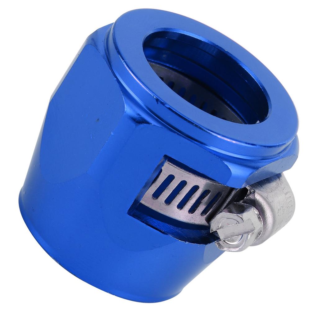 12AN Hose Finisher Clamp Connector Finishing Clip for Fuel Oil Diesel Gas Air Flexible TubeBlue