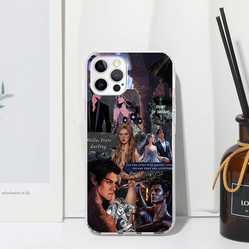 A Court Of Mist And Fury Phone Case For Iphone 17 Air 16 15 Plus 16E 14 Pro Max 13 Mini 12 11 7 8 SE Fundas Soft Back Cover 17 A