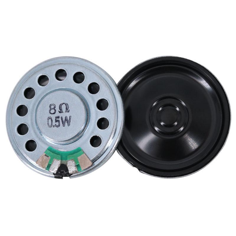 32mm 8 Ohm 0.5W Iron Shell Mylar Buzzer Speaker with Neodymium Magnet for Intercom Systems
