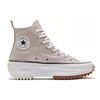 Converse Run Star Hike Trendy Comfortable Casual High Top Canvas Shoes Unisex Pink White
