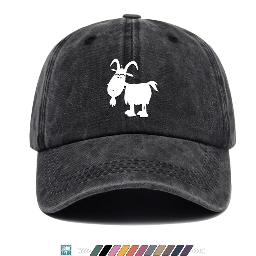 Simple Style Goat Print Truck Hat Is Comfortable, Breathable, Fashionable and Beautiful