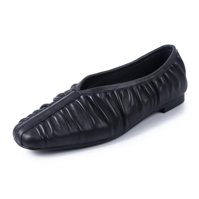 Fashion 2025 New Spring Autumn Women Flats Roman Style Retro Soft Shoes Fashion Casual Shallow Mouth Square Toe Comfy Women FFlat Shoes