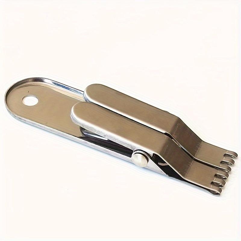 5ks, Klip na nástrahu z nerezové oceli na červy - Rychlý háček a nástroj pro lov živým hmyzem pro všechny rybáře