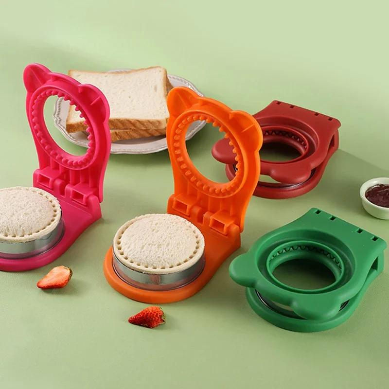Cutter de sandvișuri pentru copii, tăietor de biscuiți pentru copii, mucegai de pâine DIY, prăjitor de pâine, tăietor de mic dejun Bento, accesorii de bucătărie