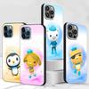 Cartoon Octonauts Case for Apple iPhone 13 14 Plus 11 12 Mini 15 Pro Max 7 8 SE 2020 X XS XR Silicone Black Soft Phone Cover
