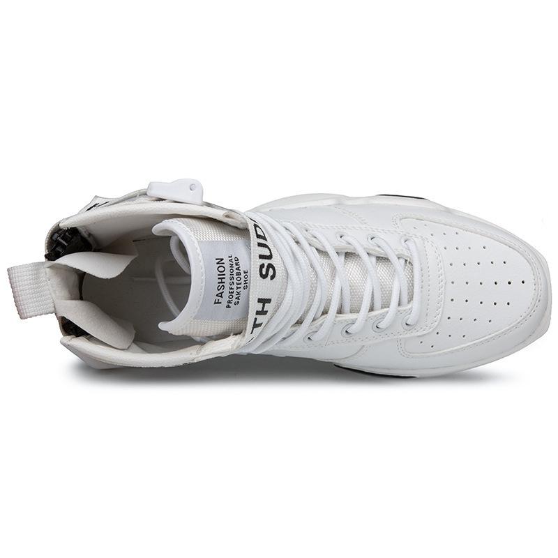 Pánská móda Prodyšná Pánská obuv Podzimní Hip-hop Vysoké desky Obuv Móda Obuv pro volný čas