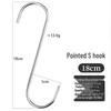 IBOER Stainless Steel S-Hooks for Meat & Roasts