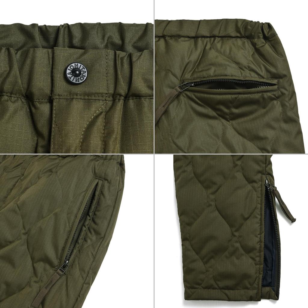 Taion Unisex Military Zip Slit Down Pants 133ZML-1