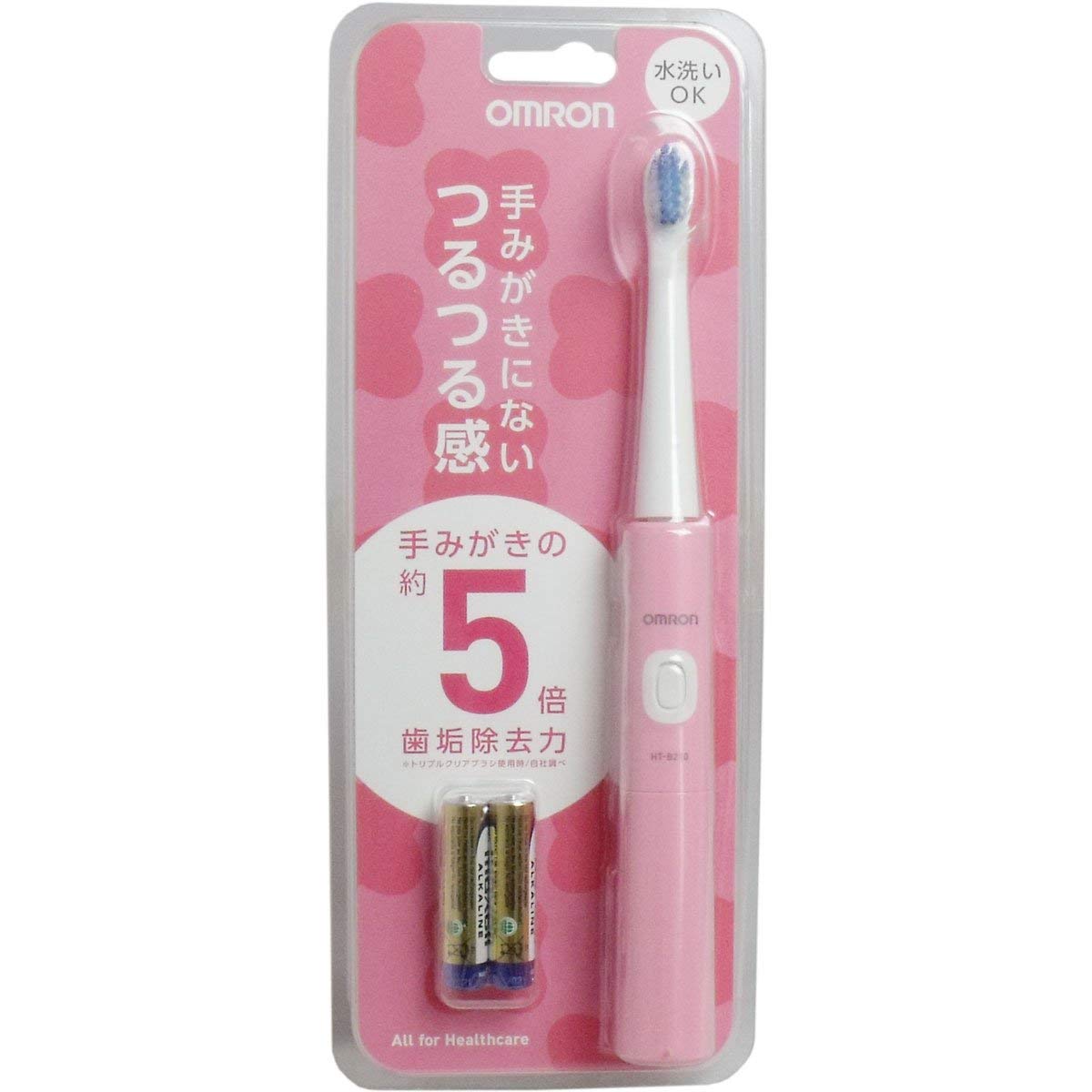 

Электрическая зубная щетка Omron Healthcare Sonic Pink HT-B210-PK розовый