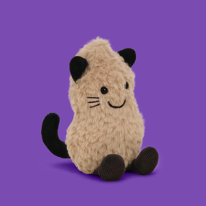 

15 см Каваи Плюшевые игрушки-арахис в стиле Jellycat Мягкие пушистые набивные олени Милые куклы Особый подарок для детей Очаровательный декор для дома