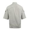 Emporio Armani Ss25 Logo Leather Label Solid Color Short Sleeve Shirt Men shirts Beige EM001522-AF13810-U1098