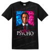 American Psycho Movie T Shirt Neon Horror Portrait Graphic Fan Art Tee Gift