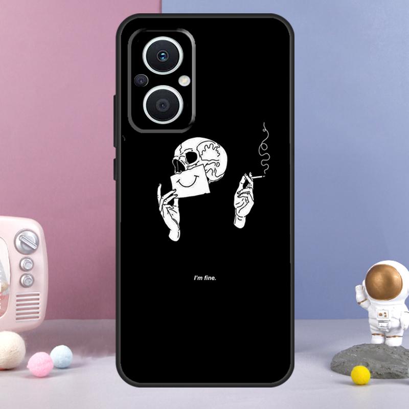 Gothic Witch Satan Funda For OPPO Reno 11 F 12F 13F 14F 10 12 13 14 Pro 7 8 Lite OPPO Find X9 X6 X5 X8 Pro Case