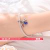 Ciondolo con Perle di Rame Charm Scintillante in Zircone Vari Stili Originale Bracciale da 3 Mm Gioielli Raffinati da Donna