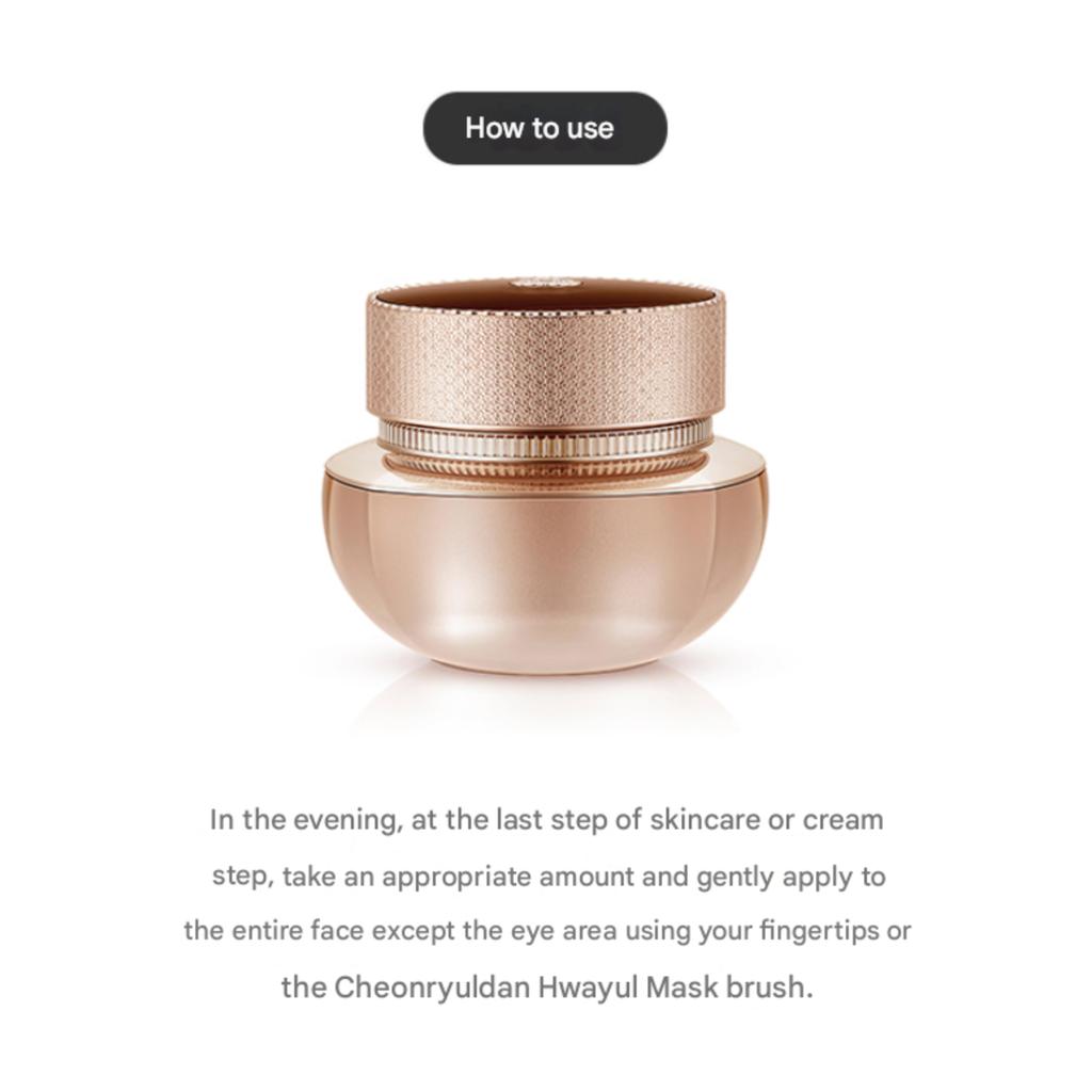 The history of whoo Cheonyuldan Ultimate Regenerating Maska Nocna (Maska Hwayul) 70ml