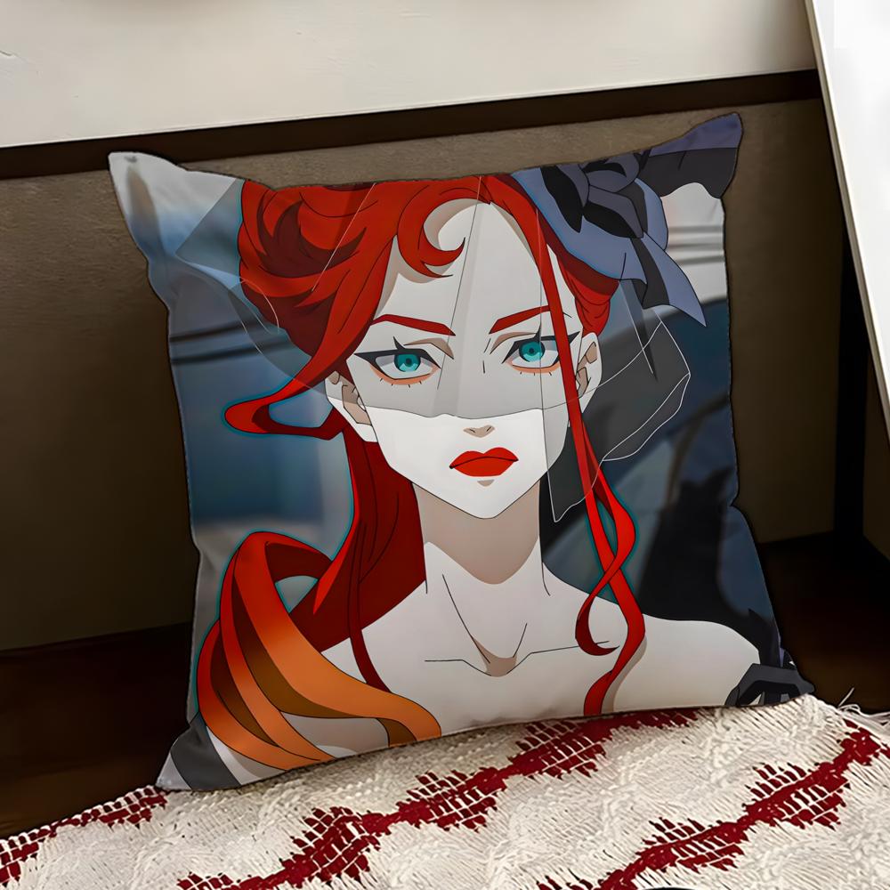 UUndead Girl Murder FFarce Cushion Cover Reversible Soft Durable Pillow Cover Home  Car MultiScene Use for Daily Comfort