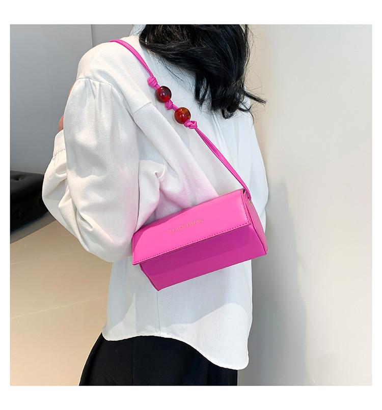 Trendy Underarm Single Shoulder Bag For Women Street Fashion Pu Crossbody Bags 2024 Spring New Simple Sling Bag