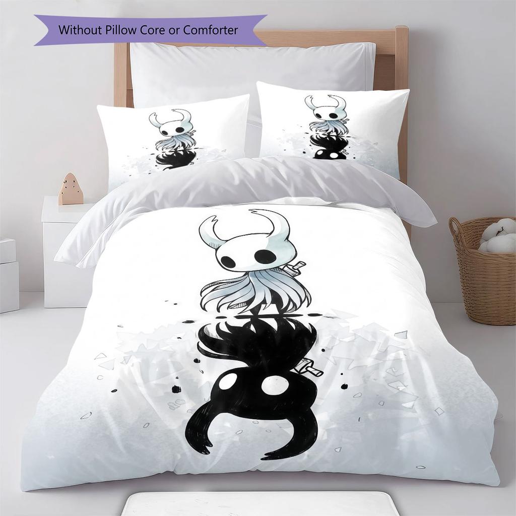 The Knight Bedding Quilt Set Quilt Cover Pillowcase Home Decoration Birthday Gift (1 * duvet cover + 2 * pillowcase, without core)