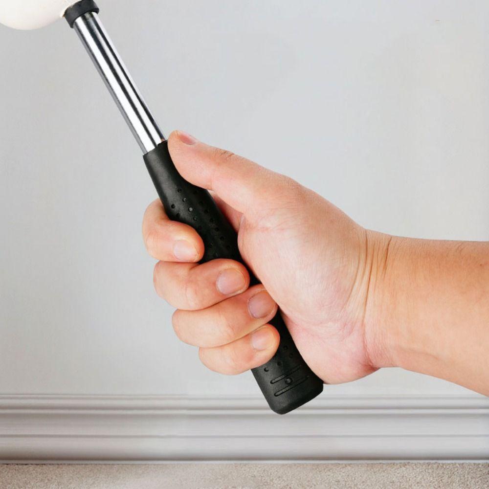 Multi-functional Hammer Installation Hammer Steel Tube Handle White Rubber Hammer  Floor Tool