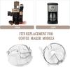2Pieces Coffee Grinder Cover Easy Installation Grinder Assembly Lid Plastic Coffee Lid Suitable for Home Appliances