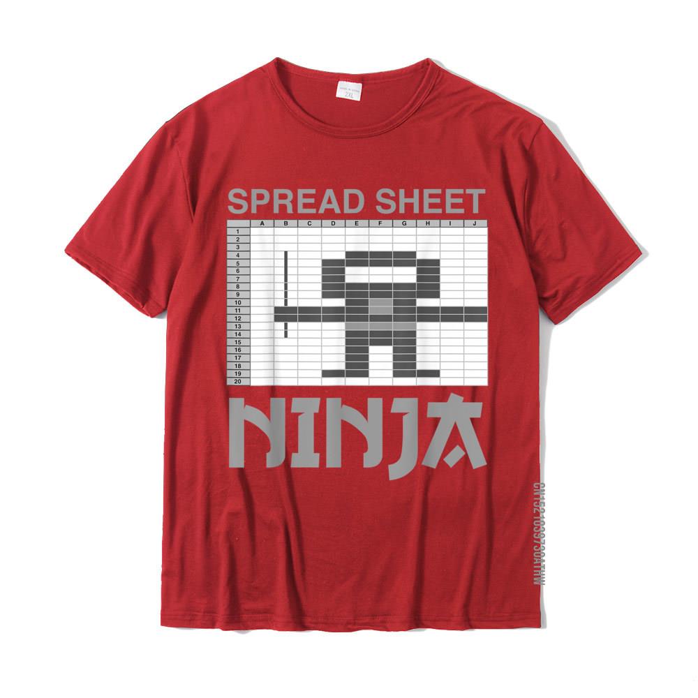 Spreadsheet Ninja Funny Office Party Excel Data Lover TShirt Tshirts For Men Europe T Shirt Prevailing Leisure Cotton S