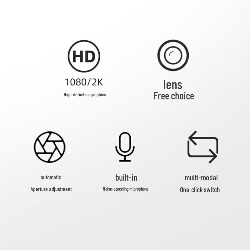 Hikvision DS-U32W 1080P USB Live Streaming Webcam