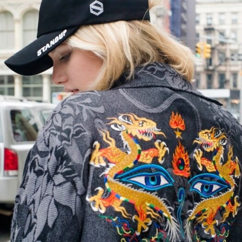 

STANDUP Visor Standup Black Color Ball Cap COVER FIT