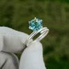 Freundschaftstag Angebot Schweizer Blautopas Stein Mutter Statement Ring Sterling Silber